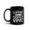 Support Wildlife Raise Boys Black Glossy Mug