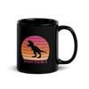 Mamasaurus Black Glossy Mug