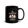 1st Christmas As A Dad Black Glossy Mug