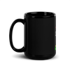 The Daddy Elf Black Glossy Mug