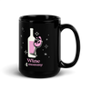 Wine For Mommy Black Glossy Mug