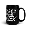 Baby Loading Please Wait Black Glossy Mug