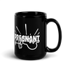 Pregnant AF  Black Glossy Mug