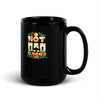 Hot Dad Summer Black Glossy Mug