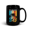 The Walking Dad Black Glossy Mug