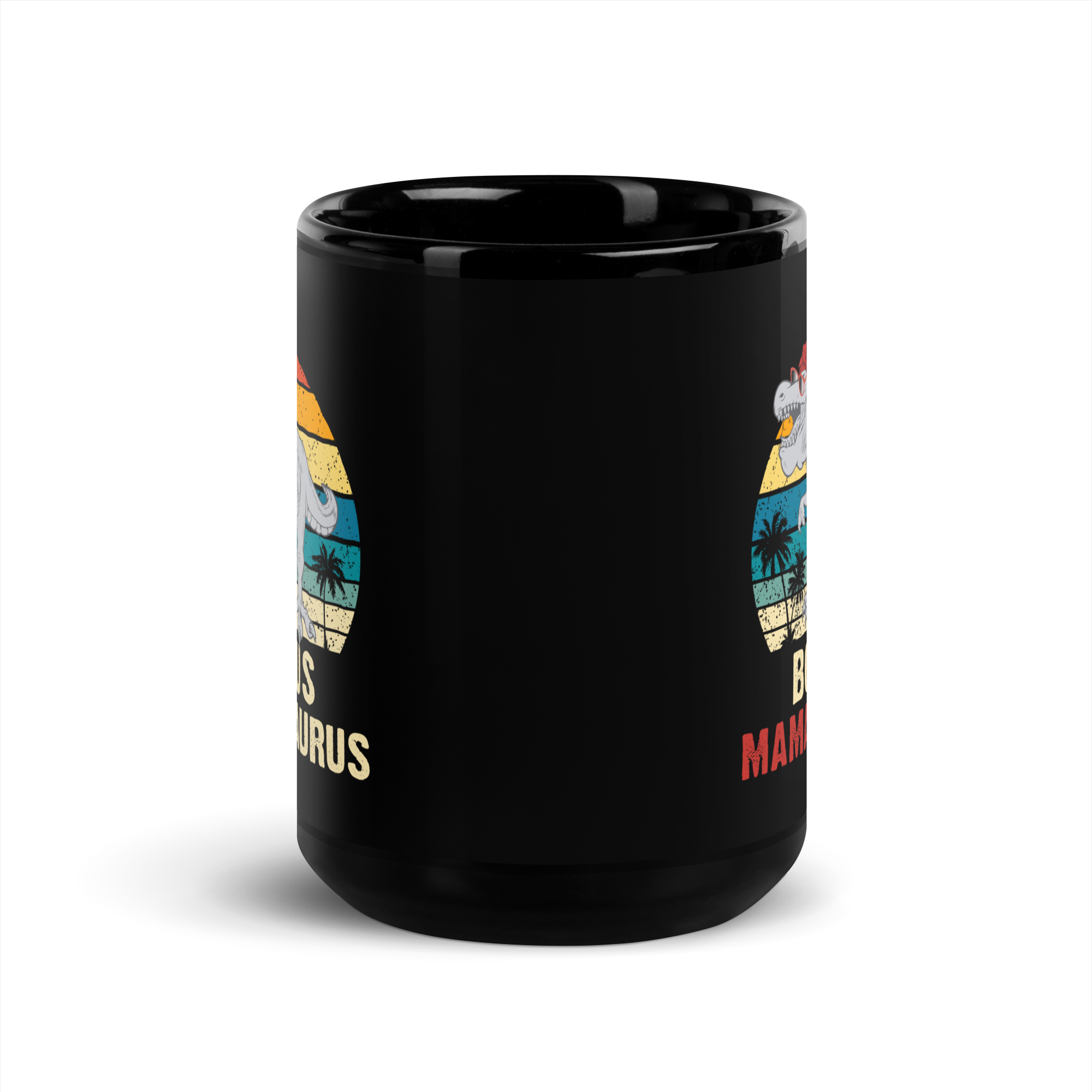 Bonus Mamasaurus Black Glossy Mug