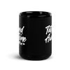 tattooed and awesome mom Black Glossy Mug