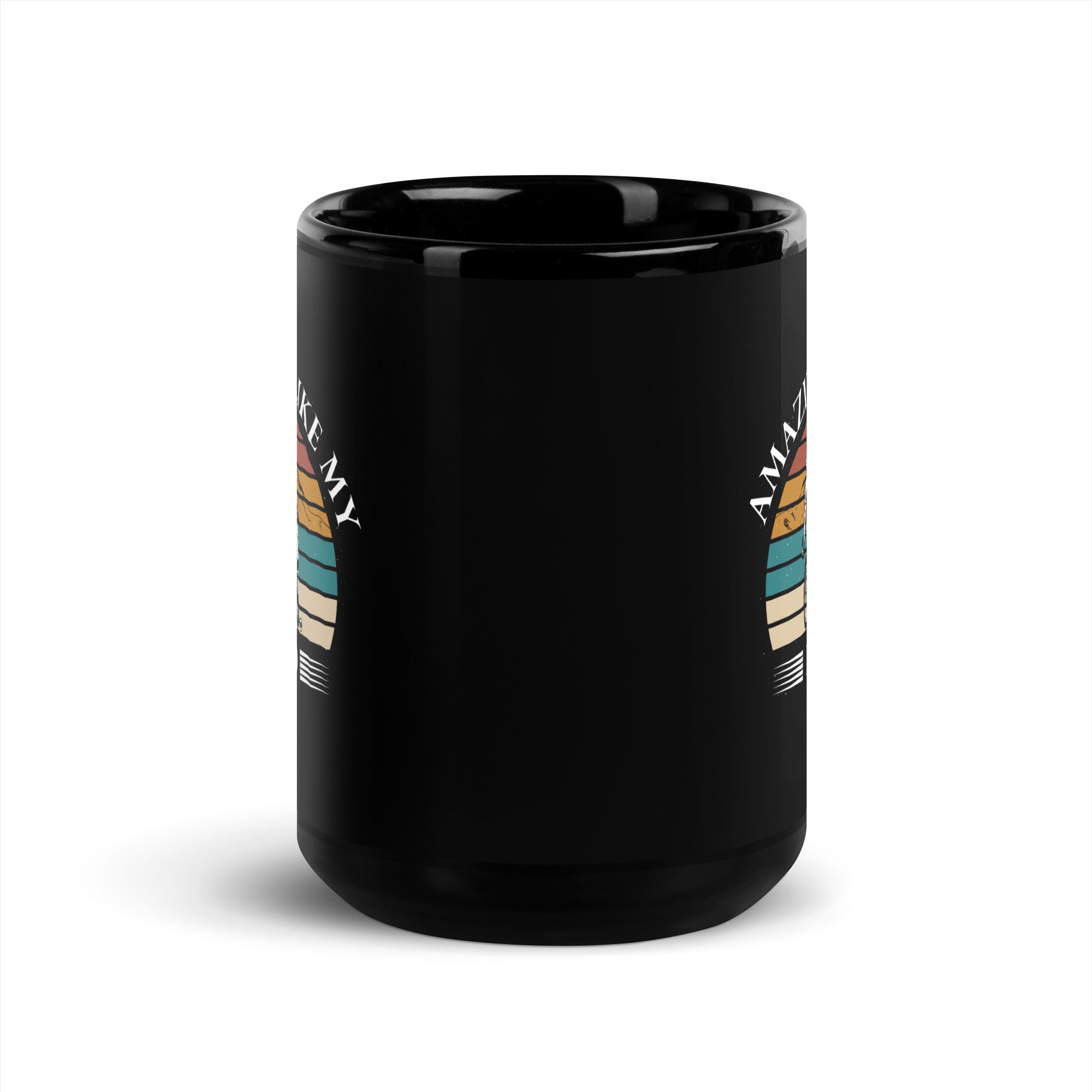 Amazing Like My Dad Black Glossy Mug