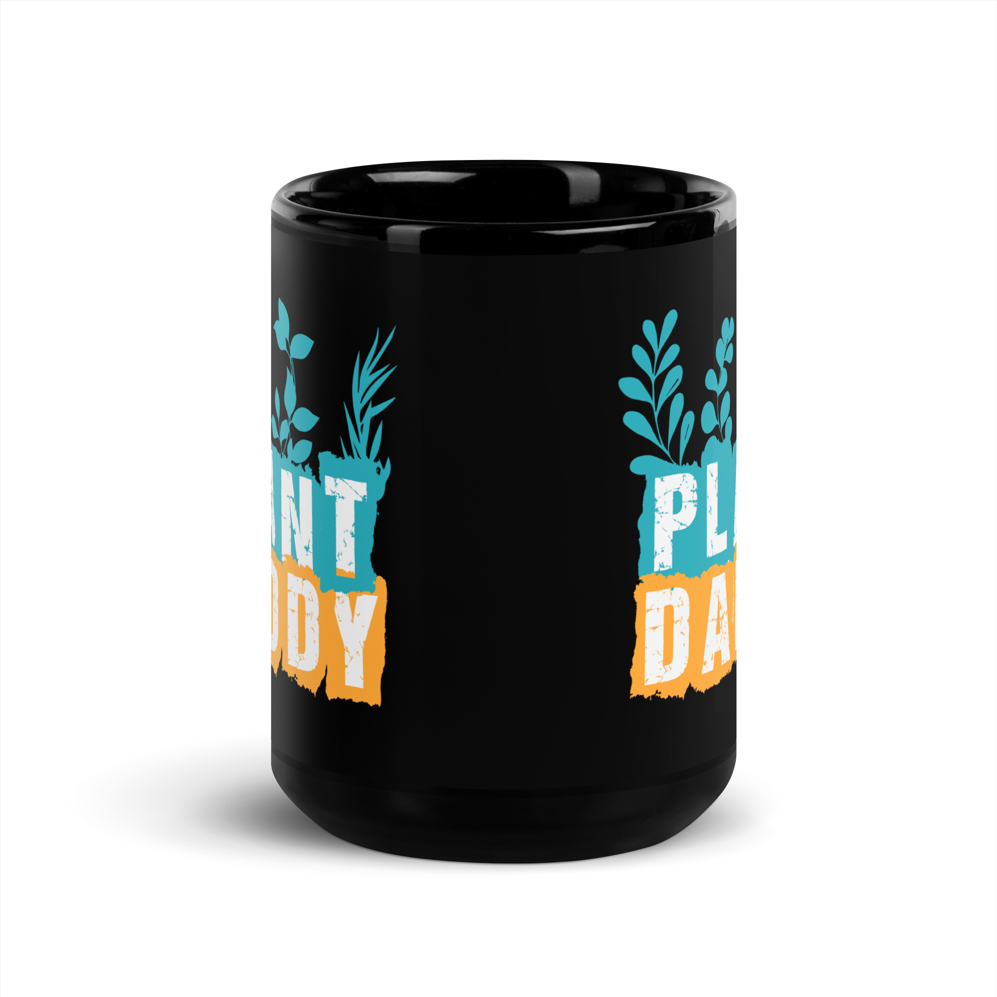 Plant Daddy Black Glossy Mug