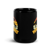 Papasaurus Black Glossy Mug