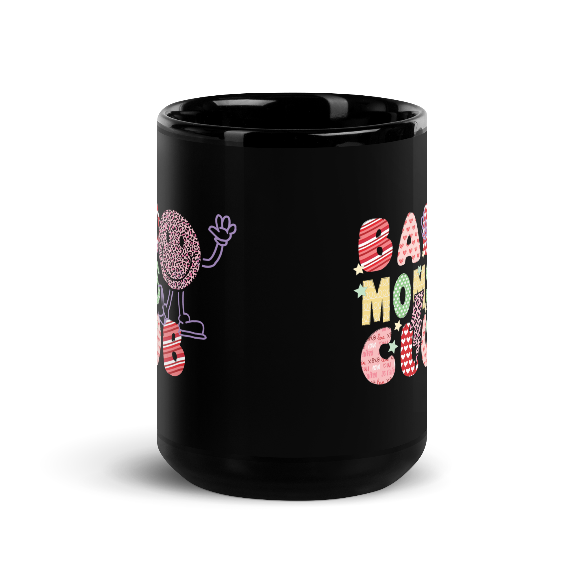 Bad Moms Club Black Glossy Mug