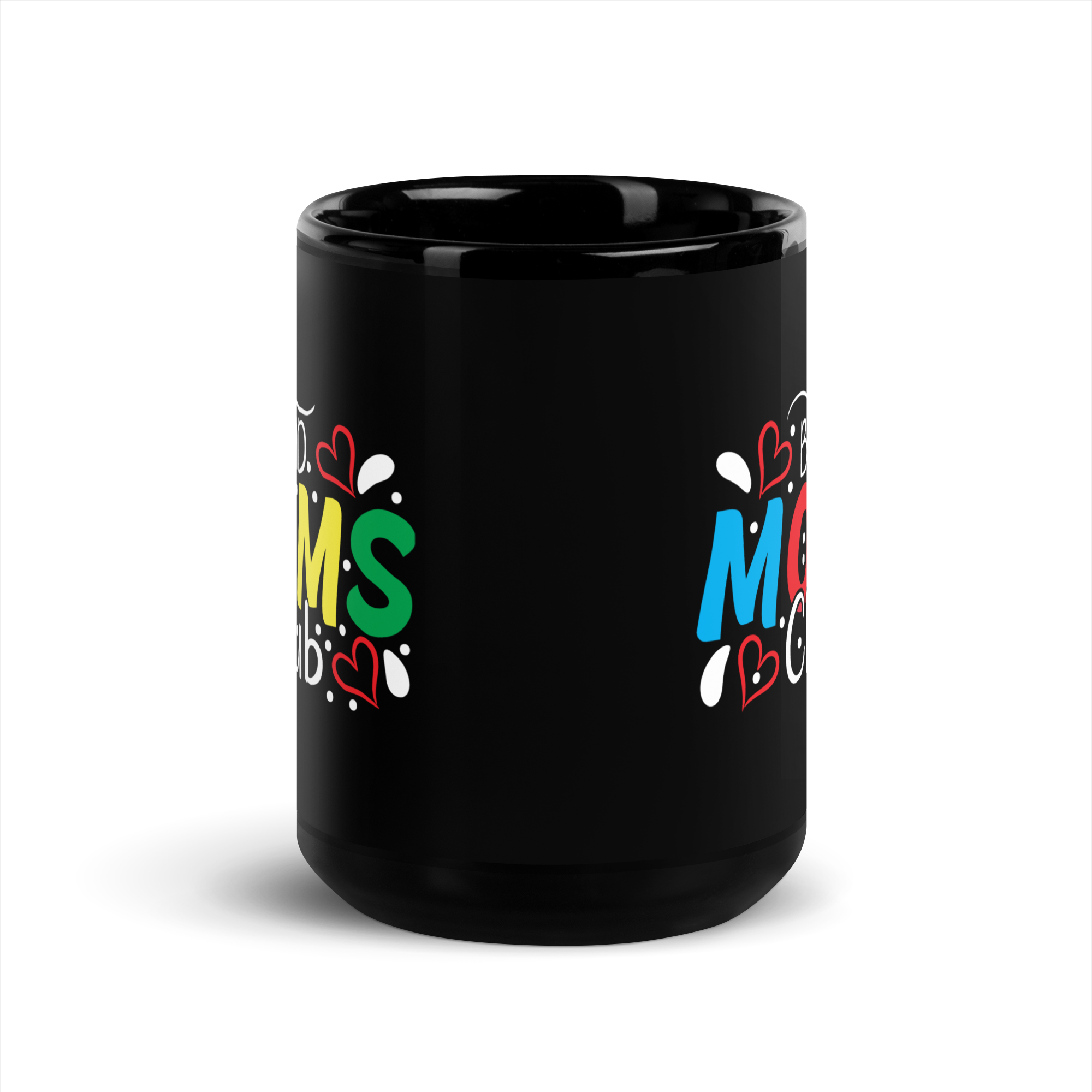 Bad Moms Club Black Glossy Mug