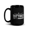 Tattooed Mama Black Glossy Mug