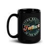 The Best Father In The World Black Glossy Mug