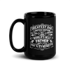 World's Best Father Greatest Dad Limited Edition Black Glossy Mug