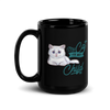 My Cat Is My Child Black Glossy Mug