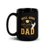 Reel Cool Dad Black Glossy Mug