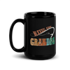 Reel Cool Grandpa Black Glossy Mug