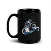 Reel Good Dad Black Glossy Mug