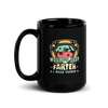 World's Best Farter I Mean Father Black Glossy Mug