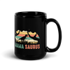 Mamasaurus Black Glossy Mug