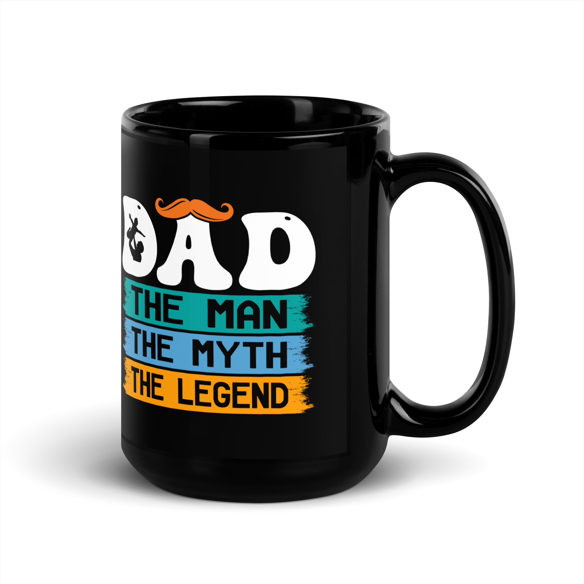 Dad The Man The Myth The Legend Glossy Mug