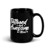 tattooed and awesome mom Black Glossy Mug