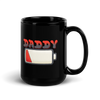 Daddy Low Battery Black Glossy Mug