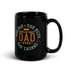 World's Best Dad Ever The Man The Myth The Legend Black Glossy Mug