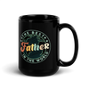 The Best Father In The World Black Glossy Mug