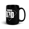 Super Dad Black Glossy Mug