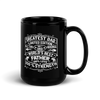 World's Best Father Greatest Dad Limited Edition Black Glossy Mug