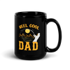 Reel Cool Dad Black Glossy Mug