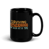 Surviving Fatherhood One Beer At A Time Black Glossy Mug