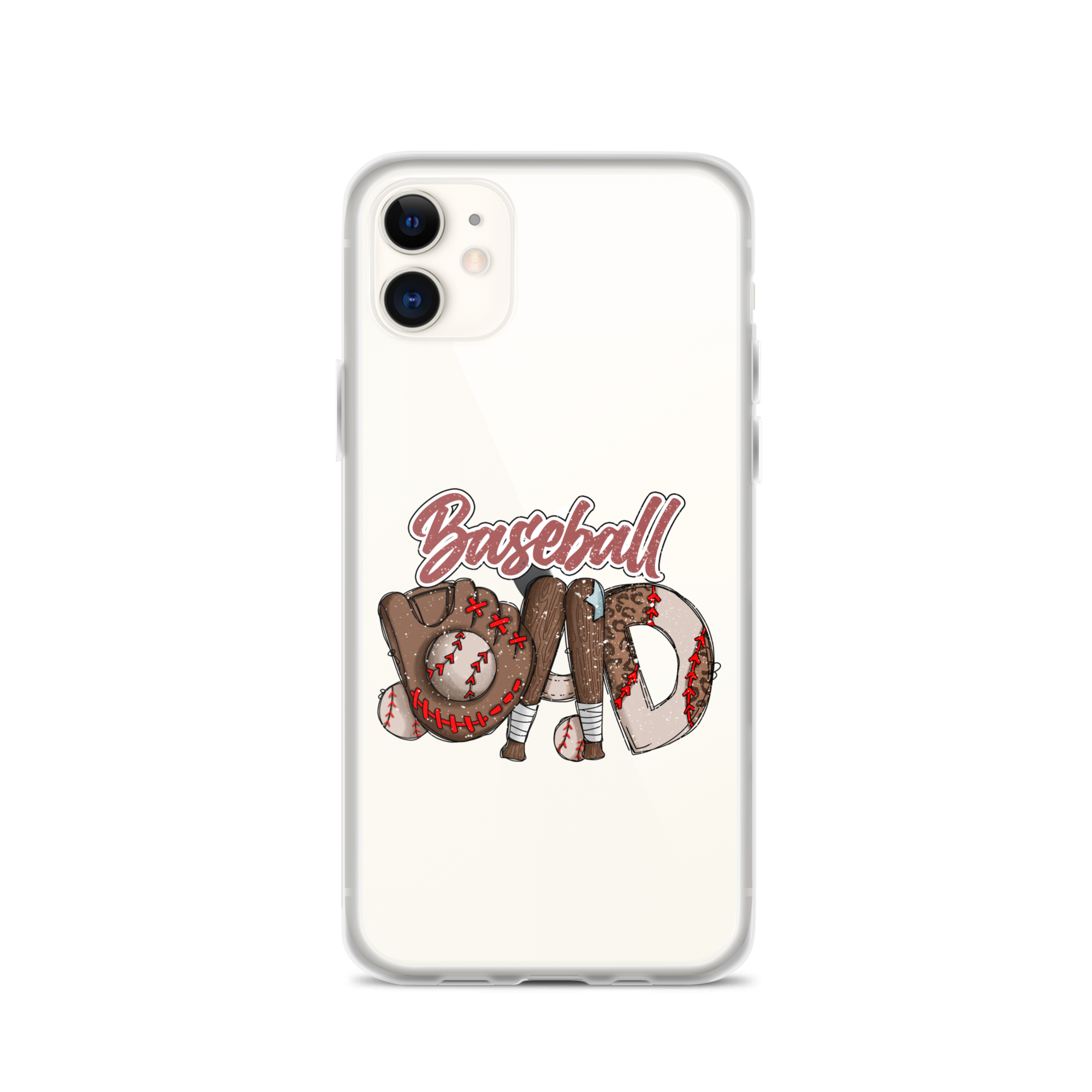 Baseball Dad Clear Case for iPhone®