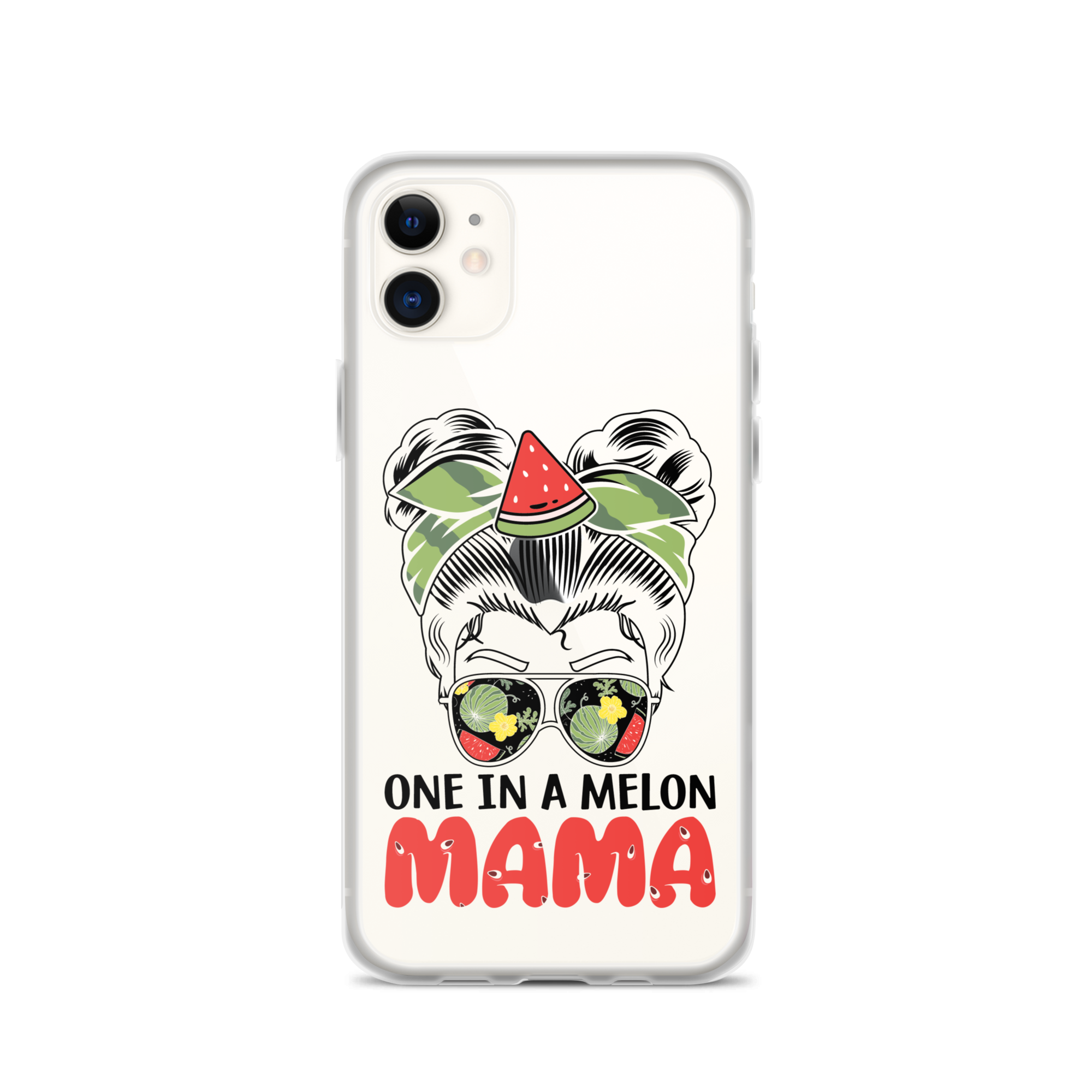 One In A Melon Mama Clear Case for iPhone®