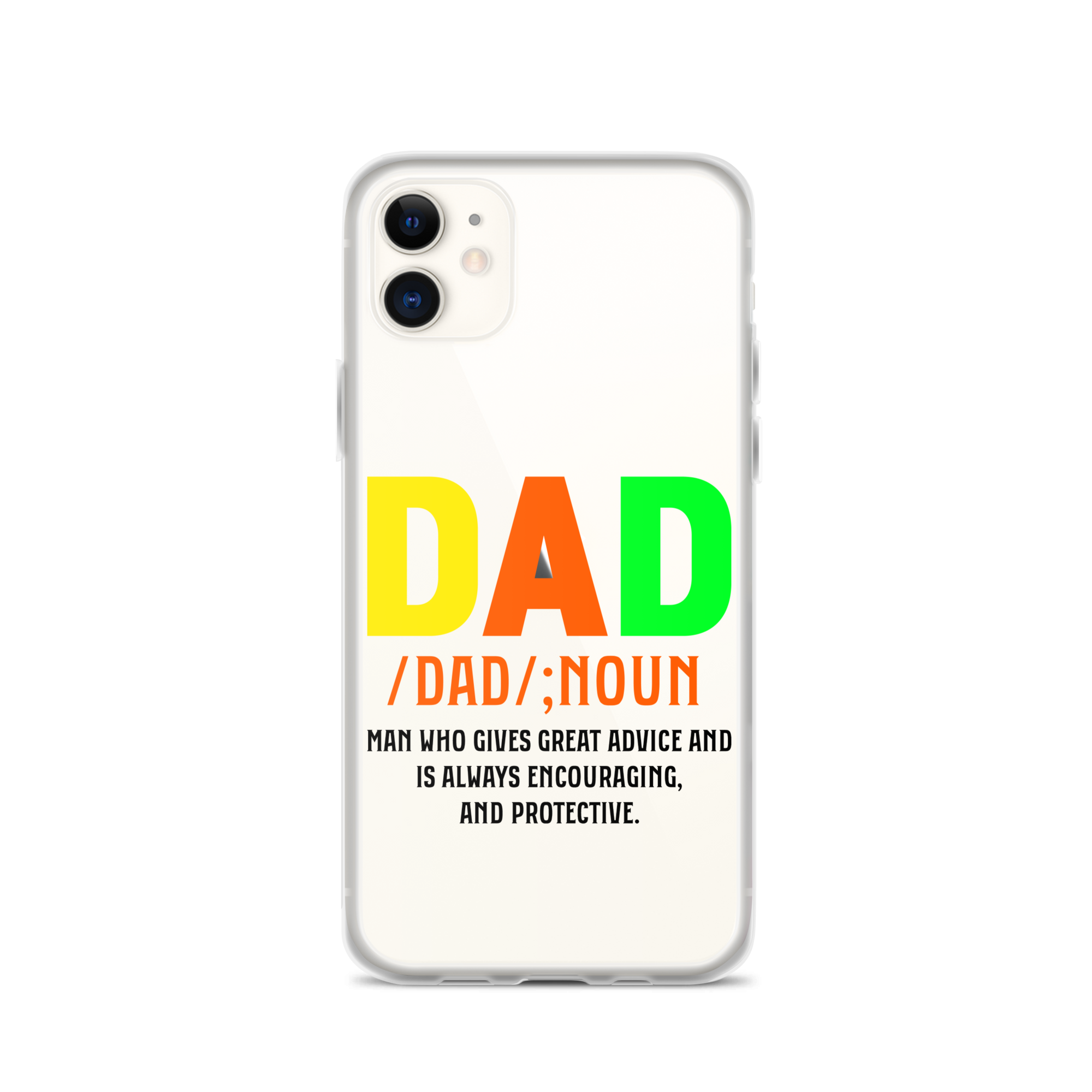 Dad Man Who Gives Great Advice And Is Always encouraging And Protective Clear Case for iPhone®