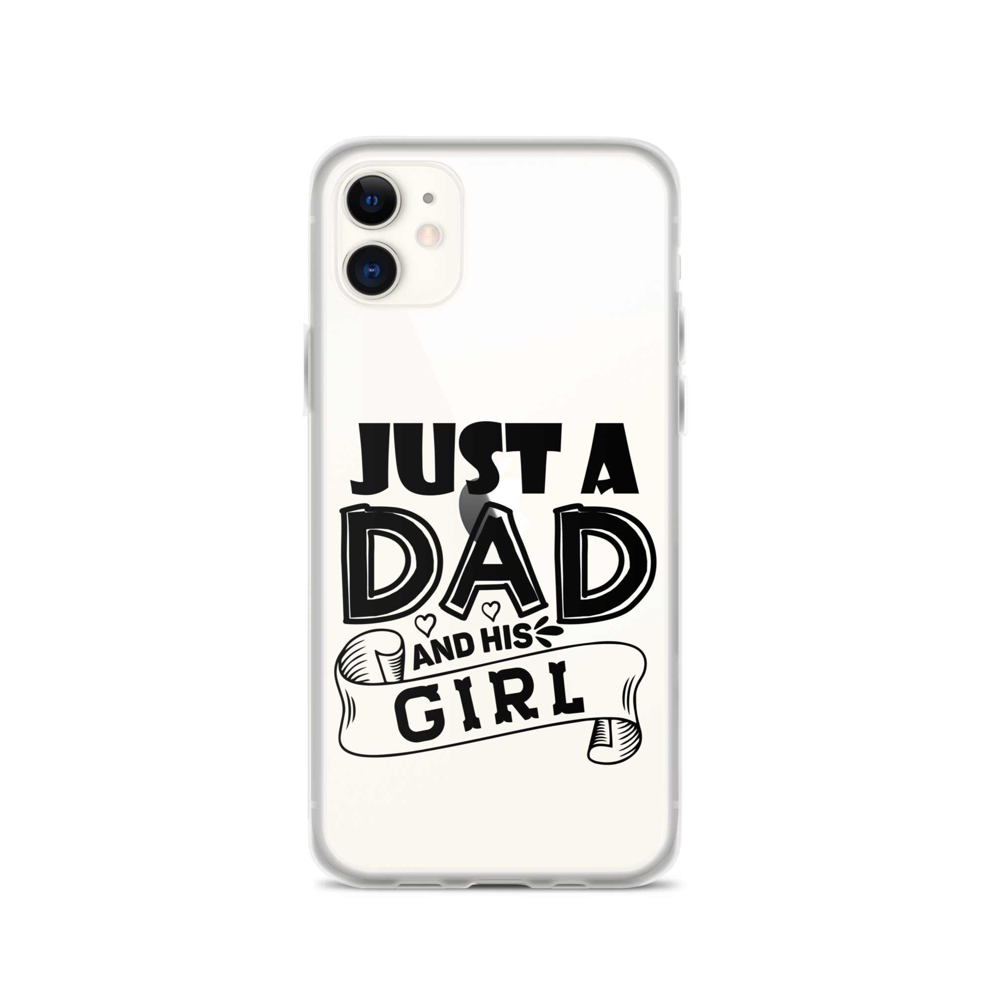 Just A Dad And His Girl Clear Case for iPhone®