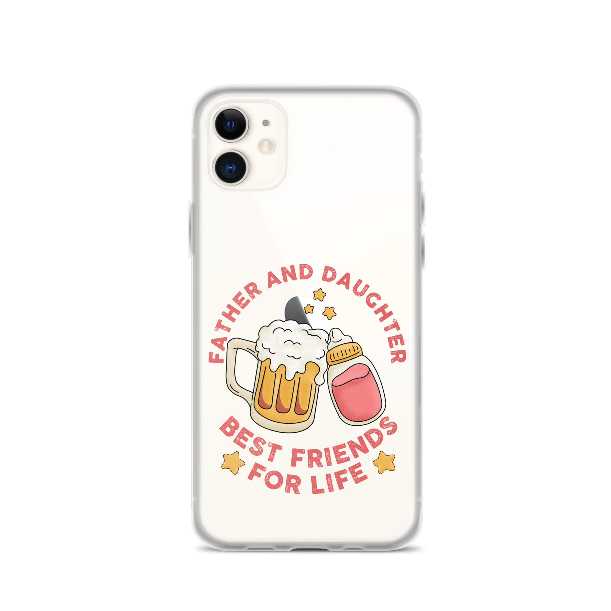 Father And Daughter Best Friends For Life Clear Case for iPhone®