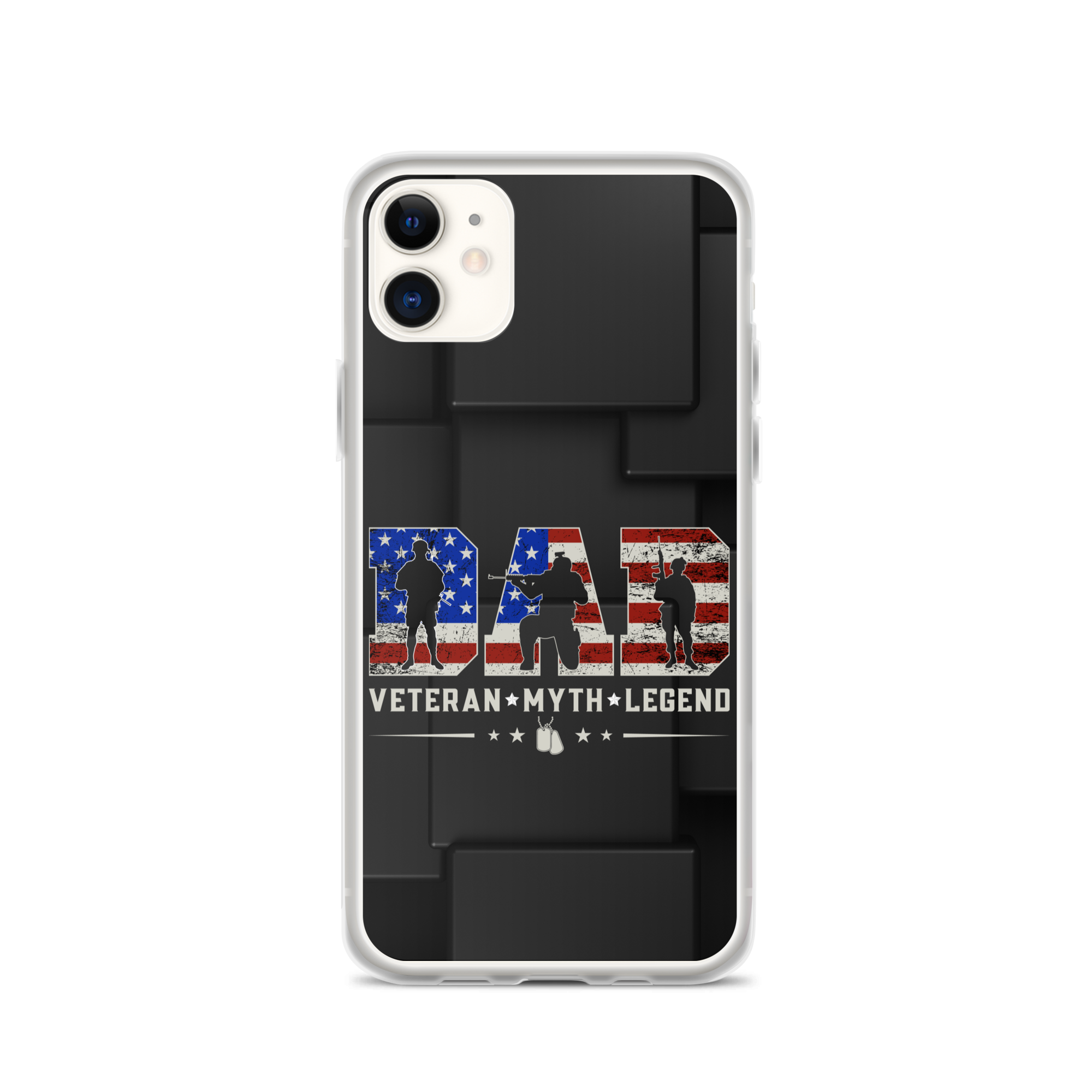 Dad Veteran Myth Legend Clear Case for iPhone®