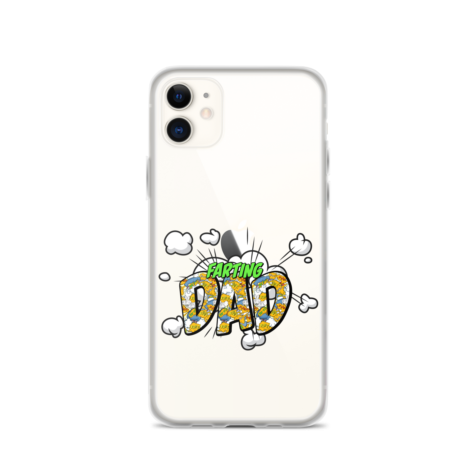 Farting Dad Clear Case for iPhone®