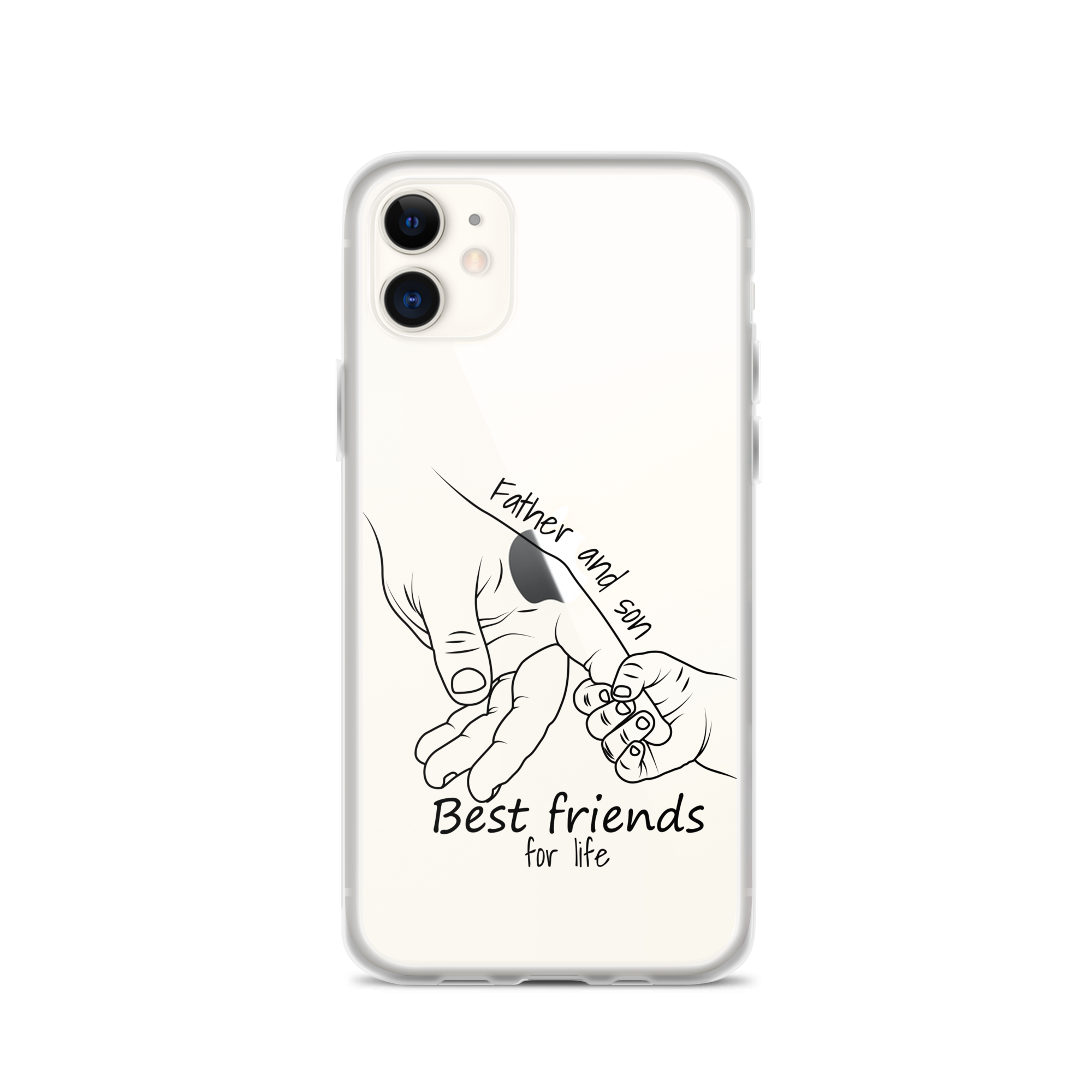 Father And Son Best Friends For Life Clear Case for iPhone®