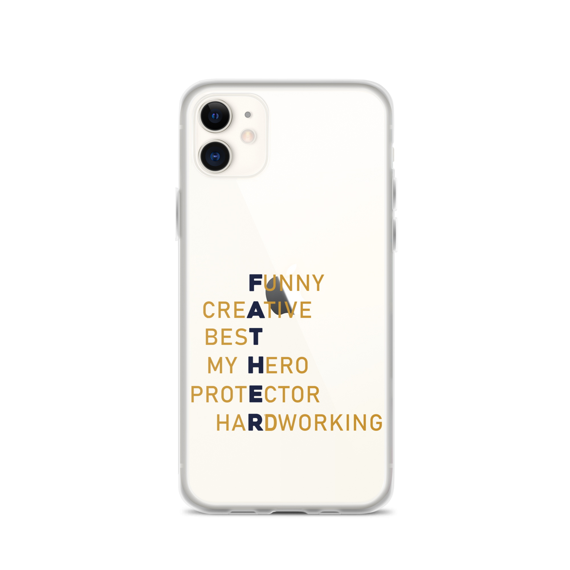 Funny Creative Best My Hero Protector HardWorking Clear Case for iPhone®