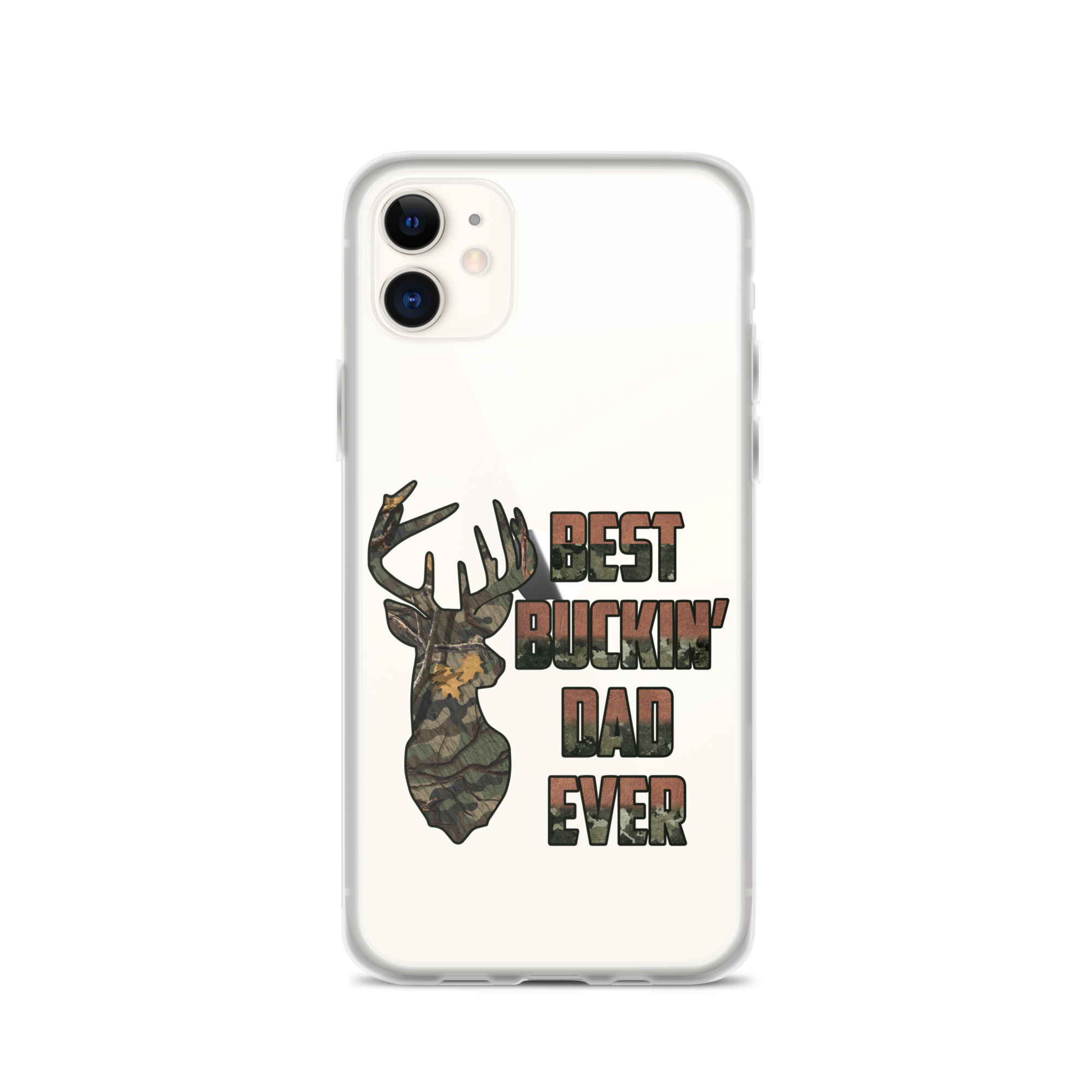 Best Buckin' Dad Ever Clear Case for iPhone®