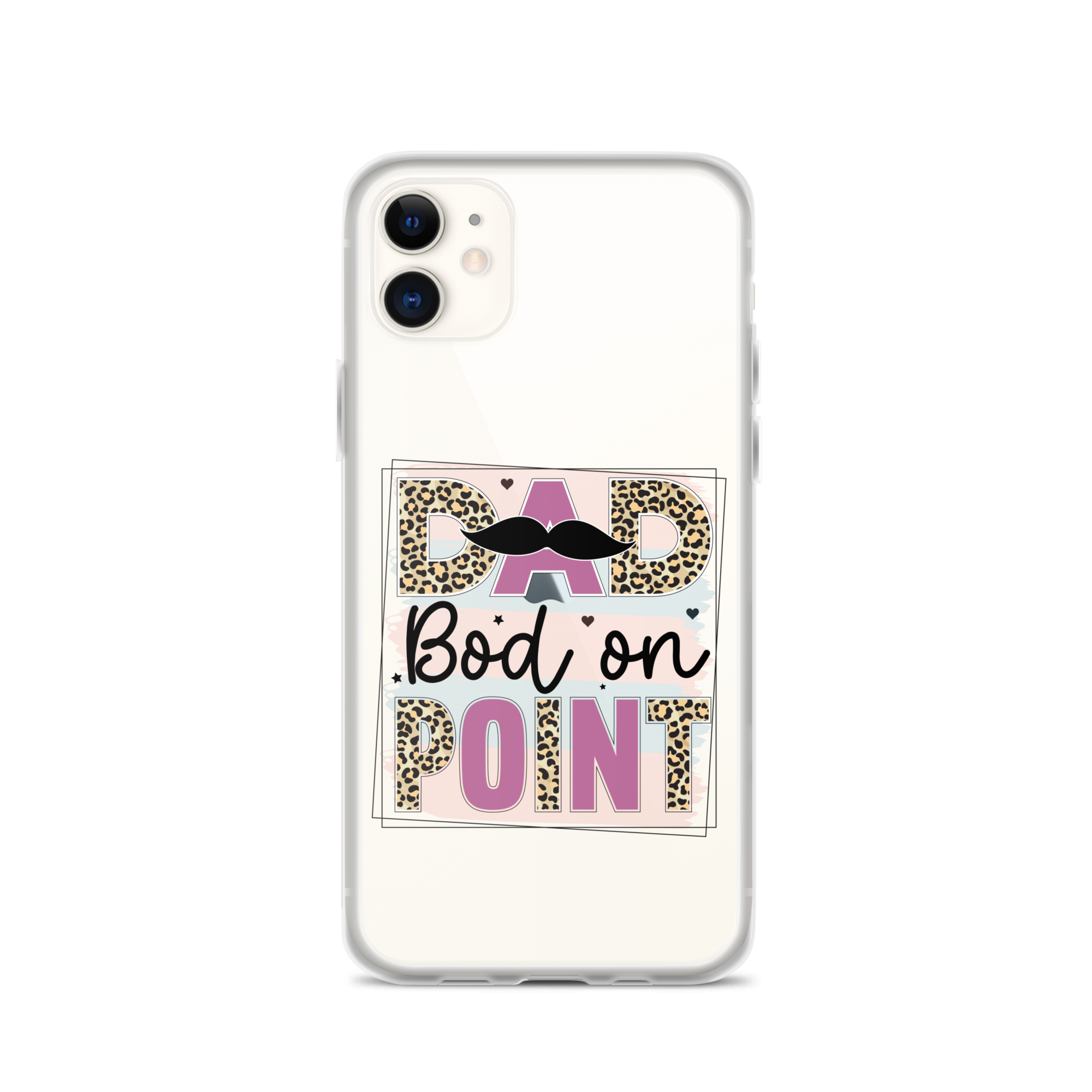 Dad Bod On Point Clear Case for iPhone®