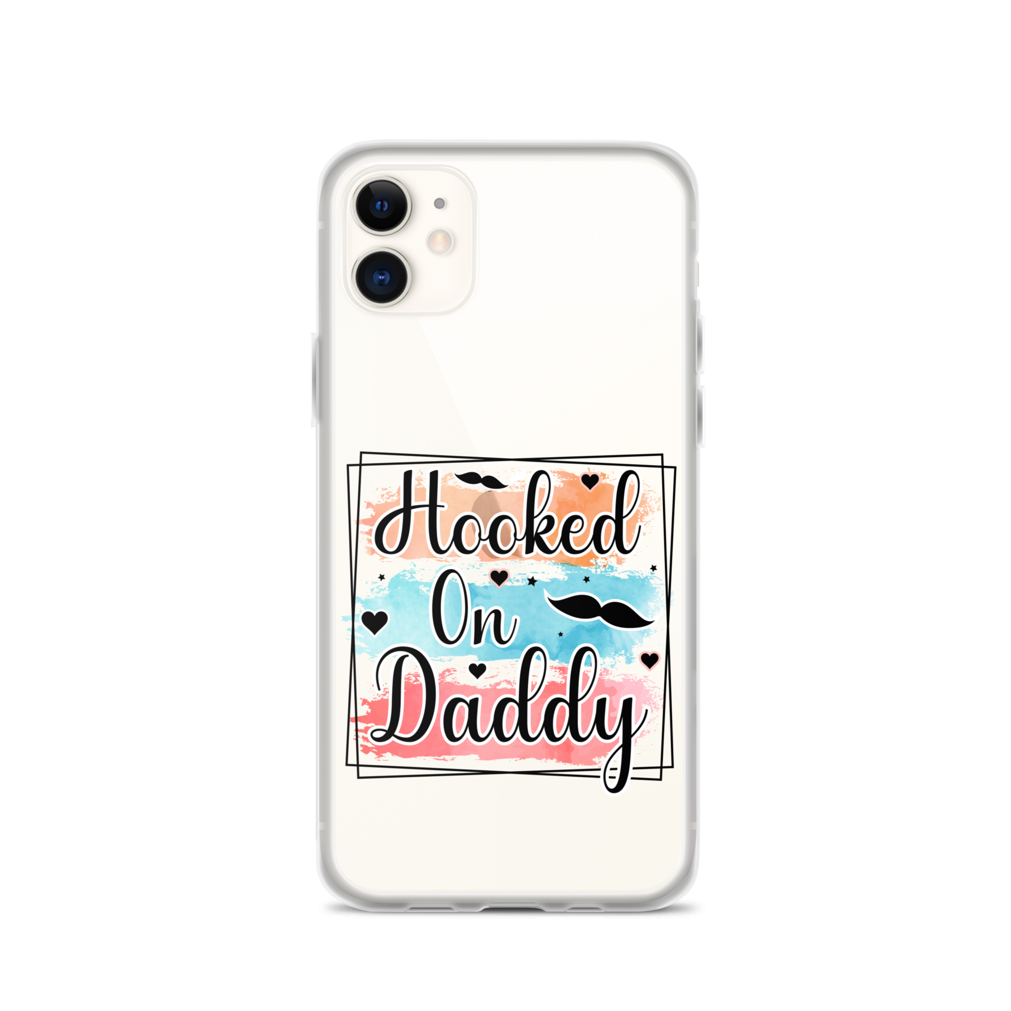 Hooked On Daddy Clear Case for iPhone®