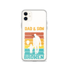 Dad And Son A Bond that can't Be Broken Clear Case for iPhone®