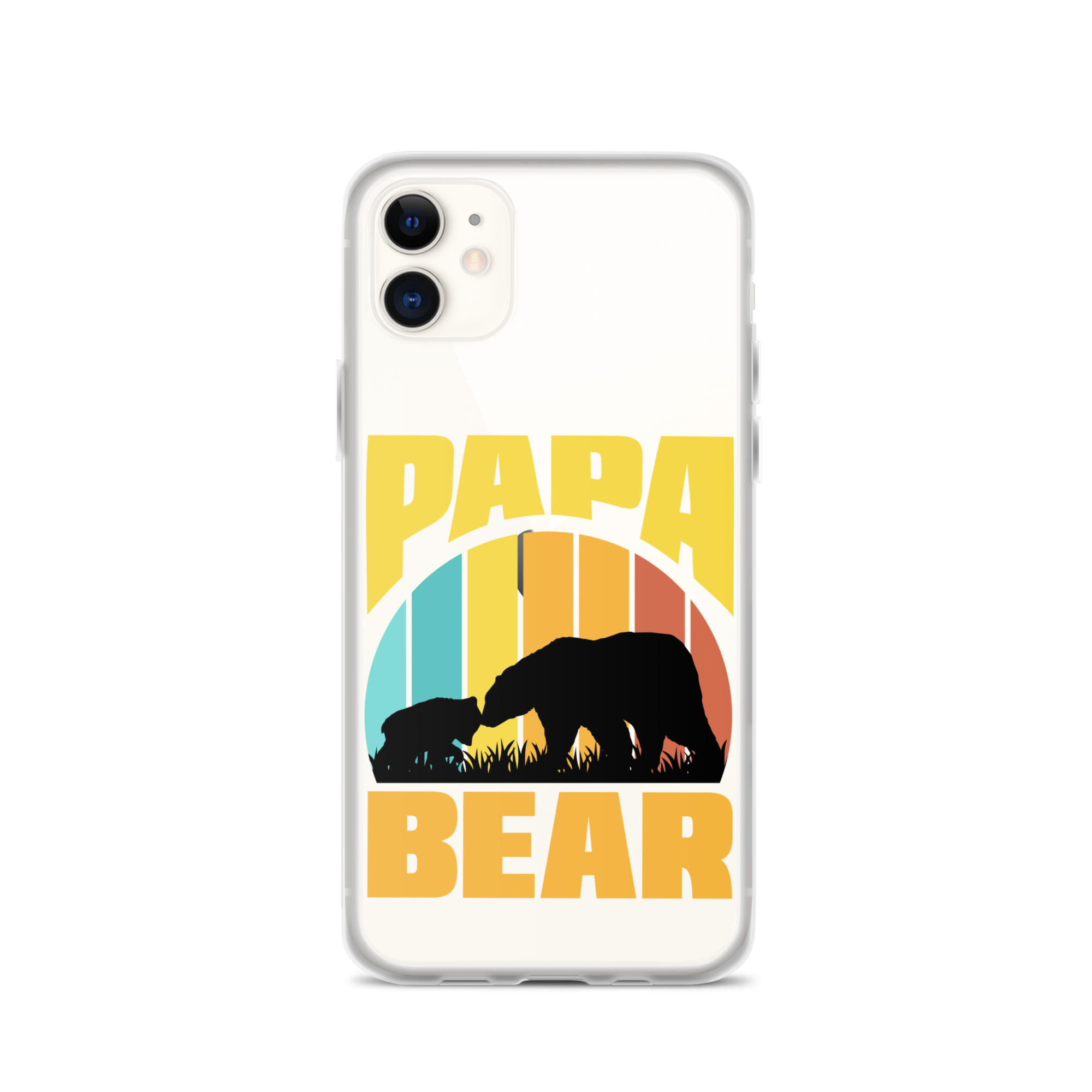 Papa Bear Clear Case for iPhone®