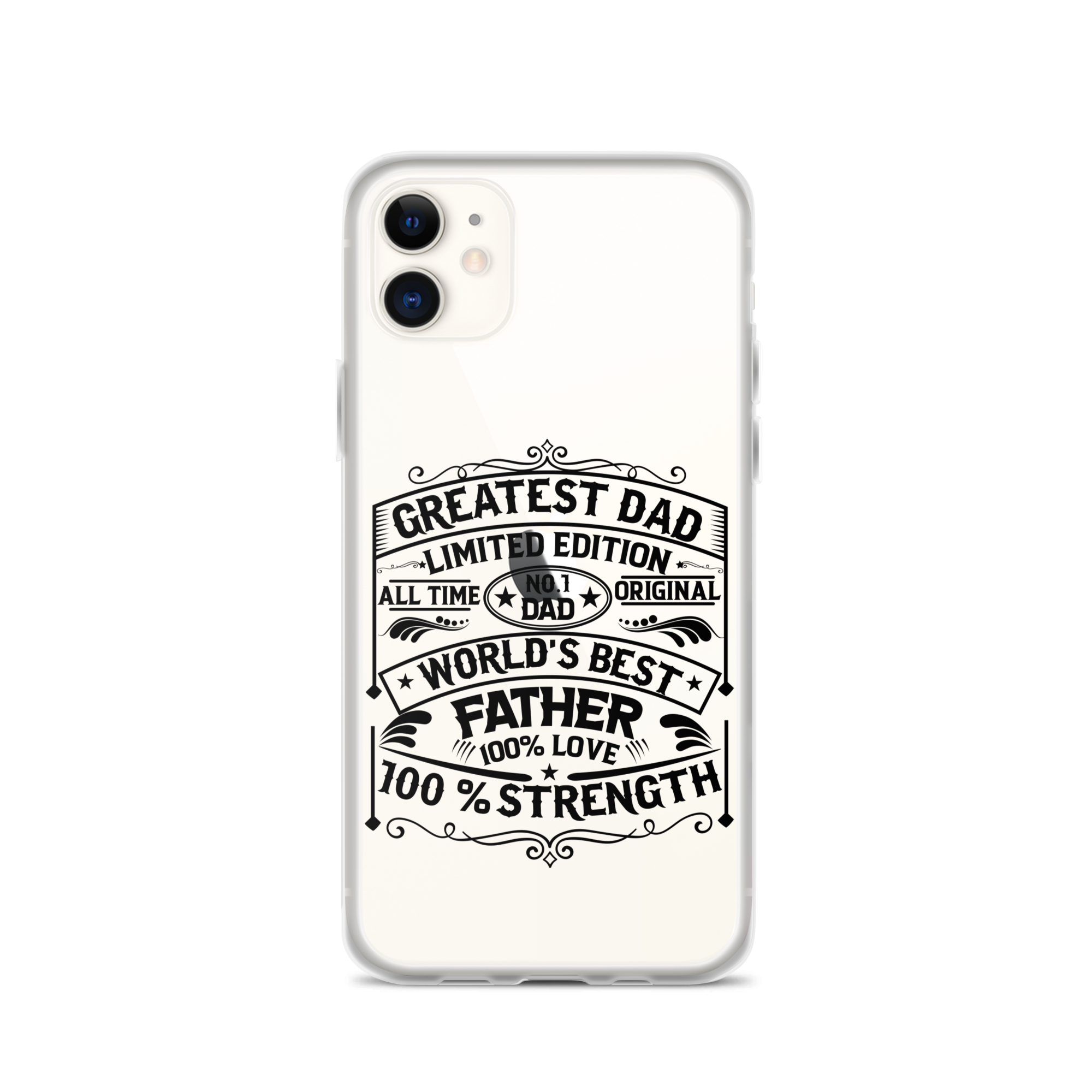 Greatest Dad Limited Edition All Time Clear Case for iPhone®