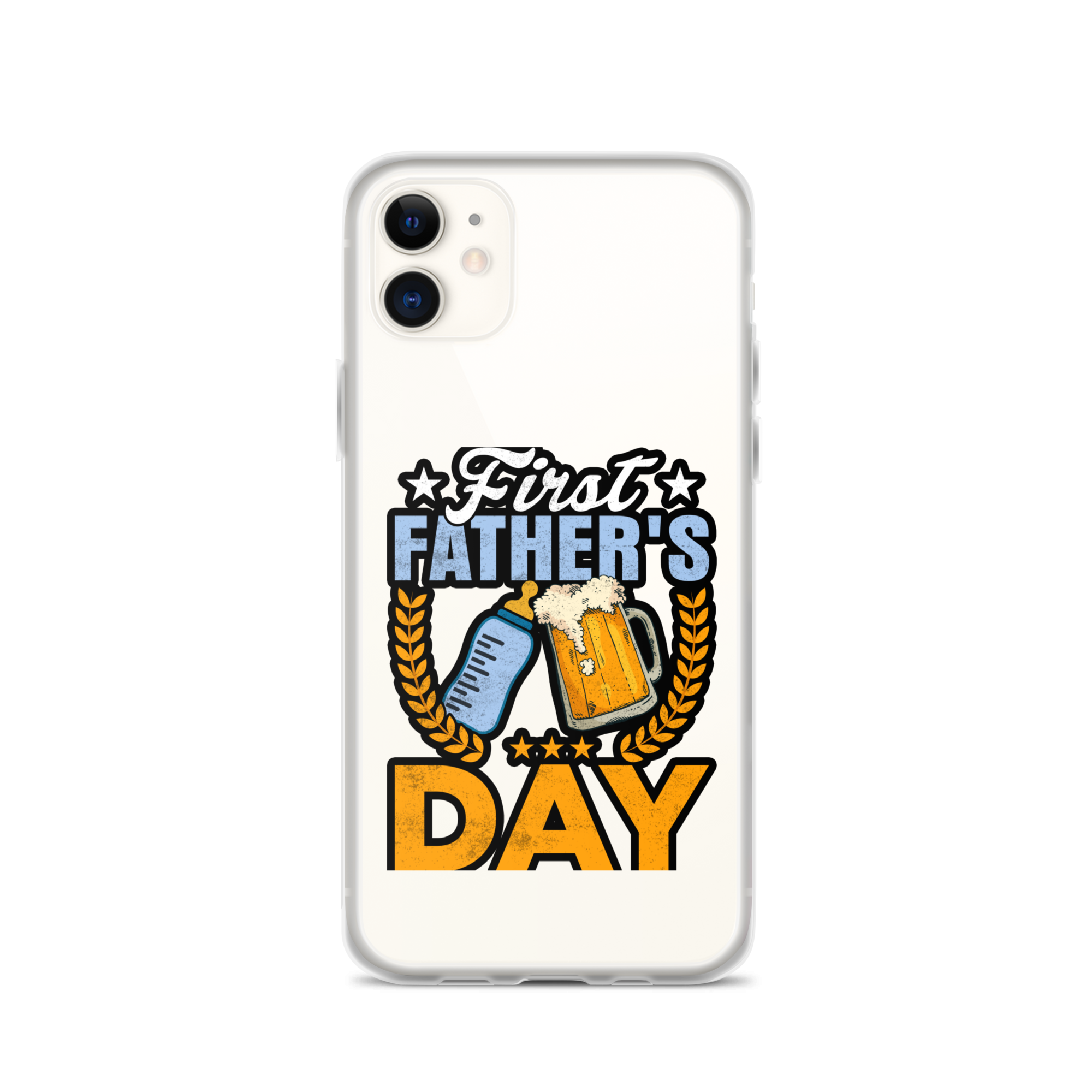 First Father's Day Clear Case for iPhone®